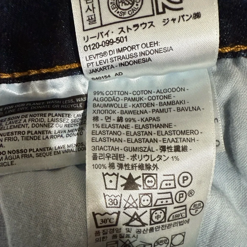 Levi's 511 Blue Jeans W 38 L 32